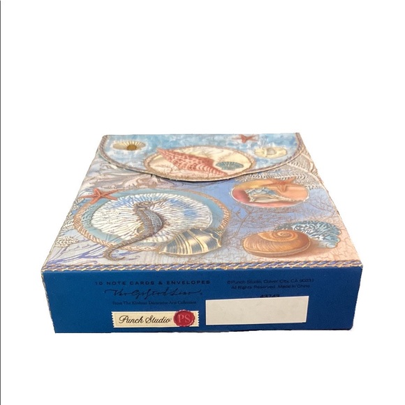 Punch Studio Seascape Keepsake Pouch - Picture 4 of 6